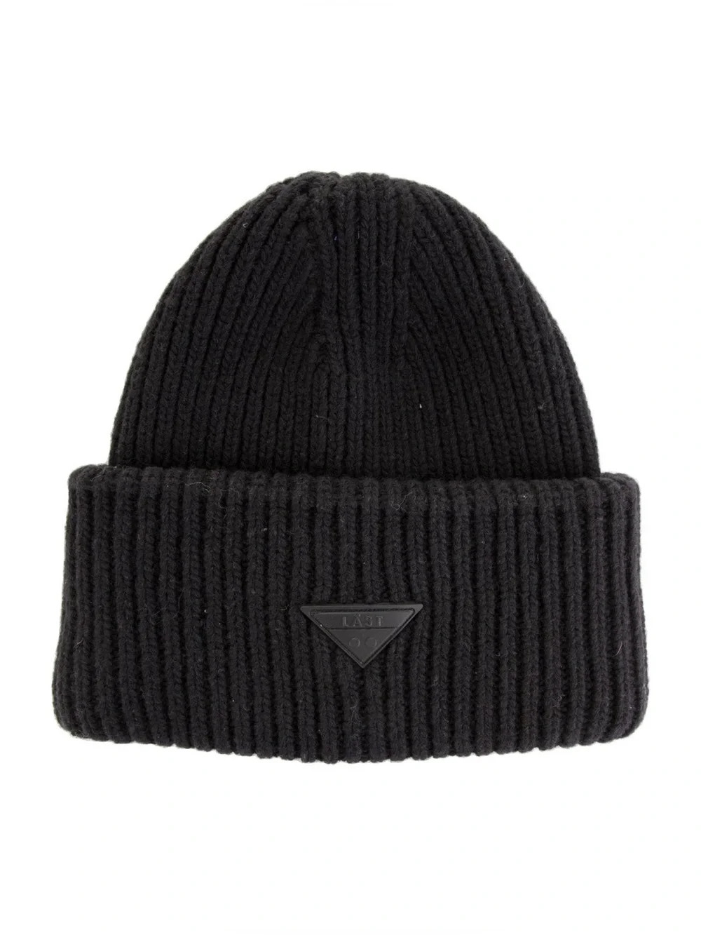 NWT LÄST 100% Extra Fine Merino Wool Beanie Cap Black One Size